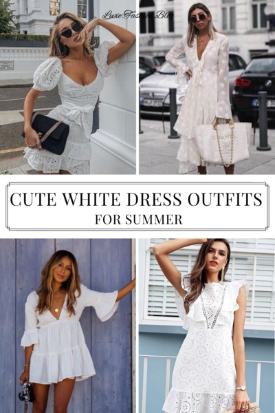 white dresses outfits
