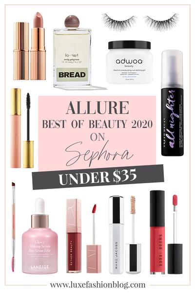 beauty products from allure