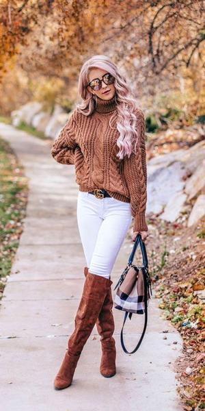 Cozy Fall Knitted Sweater